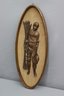 Vintage 70s Wood Figure Art/Carved Man