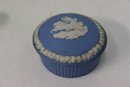Group Lot Of Wedgwood Blue And Green Jasperware, Assorted