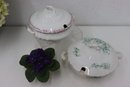 Pair Of  Tureen With Lid- Mellor Etruria & Co And Royal China Burgess & Co