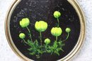 Three Artist Signed Painted Flower Pendants