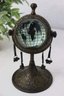 Gola Desktop Globe Clock On Embossed Swivel Stand