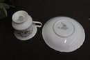 Group Lot Of 5 Vintage Tea Cups And Saucers - Wedgwood, Royal Albert And More