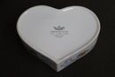 Christopher Stuart Bone China Floral Ribbon Heart Trinket Box AND Villeroy & Boch Round Trinket Box