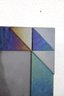 Geometric Colored Sectioned Glass Border Photo Frame