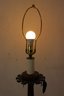 Group Lot Of 3 Vintage Turned Baluster Wooden Lamps