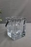 Vintage French Signed Heavy Crystal Ice Cube Bucket