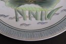 Large Round Porcelain Lotus Flower Platter -the SPI Accents Collection