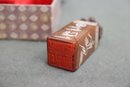 Chinese Red Ink Paste Stamp Set With Carved Stone Chop Seal