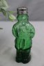 Reproduction Green Depression Glass Figural Salt & Pepper Shakers