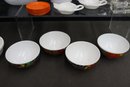 Shelf Lot Of Melamine, Acrylic, And Lucite Table Ware