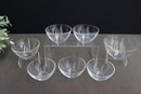 Group Lot Of Arcoroc Clear Glass Bowls, Various Sizes