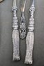 Group Lot Of Silea Serving Spoons, Elba Thailand Spoons & Fork, And Cheese Knives
