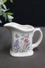 Garden Sketchbook By Traditions Tea Pot With Candle Warmer Base And Pitcher