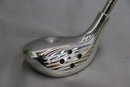 Chromed Golf Club Head Paperweight  Pen Stand