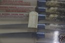 Set Of 6 Carvel Hall Steack Knives By Briddell In Original Plastic Storage Caddy