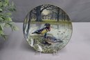 Two Limited Edition Bart Jerner Decorated Collector Plates The Wood Duck And The Weathered Barn