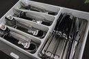 Group Lot Of Wallace 18/8 Stainless Flatware With Drawer Organizer