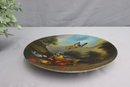 Painted Tropical Bird Decorated 14' Platter