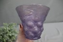 Small Consolidated Glass Catalonian Purple Vase