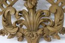 Italianate Rococo Style Painted Gesso Decorative Pediment