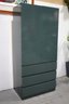 2 Of 2: Graphite Green Modern Two Door Three Drawer Armoire