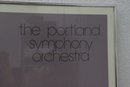Jan V. Roy 55th Season Portland Symphony Orchestra 1979/80 Celebratorty Poster Print, Framed
