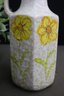 Vintage MCM Scheurich Keramik Handled Hexagonal Vase #497-28