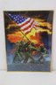 Two Framed Completed Puzzles Of Patriotic Wartime Images