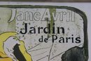 Framed JARDIN DE PARIS POSTER JANE AVRILL