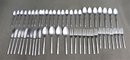 Vintage Bamboo Form Handles Stainless Flatware 50pc Japan