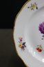 Royal Copenhagen Gilt Rim Honeycomb Porcelain Plate & Coalport June Time Pattern Round Lidded Canister