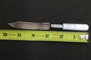Group Lot Of 6 Mother Of Pearl Handle Steak Knives Universal L.F. & C