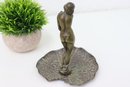 Bronze Bathing Beauty On Lily Pad Statuette, J.F. Hansen Studio