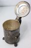 Antique E. Dragsted Denmark Silver Plate Thumb-Lift Tankard