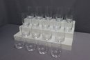 Group Lot Set Of 10 Highball Glasses And 8 Matching Old-Fashioned Rock Glasses