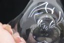 Steuben Trefoil Cloverleaf Donald Pollard Art Glass Bowl, Etch Marked On Bottom