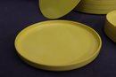 Mid-Century Vignelli Designed Yellow Heller Melamine Dinnerware Assortment