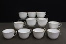 25pcs  Vintage Gladstone China, Old Grecian Flute, Luncheon Cup & Plate Sets