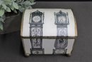 Good Decorative English Style Ball Footed Miniature Chest