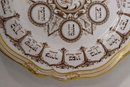 Spode Bone China Seder Plate AND A  Hand Decorated Venetian Glass Seder Plate