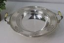 Wilcox Silver Plate EPNS Flower Centerpiece Bowl With Handles & Cover