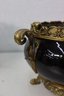 Andrea By Sadek Black Ceramic And Claw-Footed Compote / Tureen