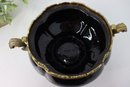 Andrea By Sadek Black Ceramic And Claw-Footed Compote / Tureen