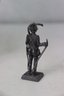Two Pewter Miniature Collectible Figurines: A Squirrel And A Knight/Soldier