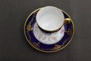Group Lot Of English And Limoges Cups/saucers And Coalport Demi-tasse (no Saucers)