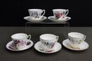Group Lot Of 5 Royal Kendall And Duchess Tea Cup & Saucer Sets