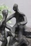 Camaraderie Figural Sculpture In Clay