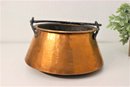 Antique Copper Hearth Cauldron/Pot