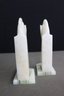 Pair Of Art Deco Style Onyx Horses Heads Bookends