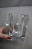 Vintage Vannes-cristal Signed MCM Crystal Wine/Ice Bucket With Chrome Handle